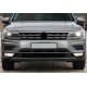 Накладка на передній бампер 2016-2020 (нерж) для Volkswagen Tiguan рр