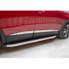 Молдинг дверний (4 шт, нерж) для Citroen C5 Aircross 2017- рр