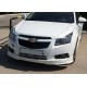 Накладка на передній бампер SD (Meliset, під фарбування) для Chevrolet Cruze 2009-2015 рр
