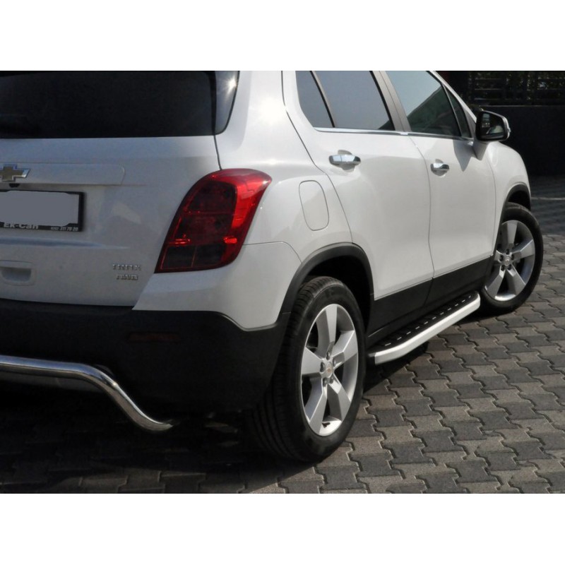 Бокові пороги Fullmond (2 шт., алюміній) для Chevrolet Trax 2012-2023 рр
