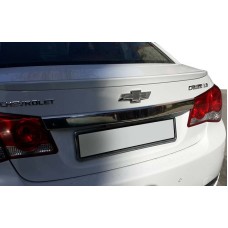 Накладка над номером (нерж) Carmos - Турецька сталь для Chevrolet Cruze 2009-2015 рр
