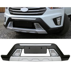 Передняя и задняя накладки (2 шт) для Hyundai Creta 2014-2020 гг