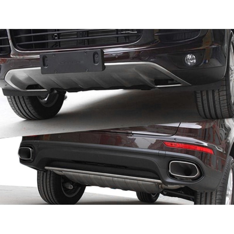 Передняя и задняя накладки (2015-2017) для Porsche Cayenne
