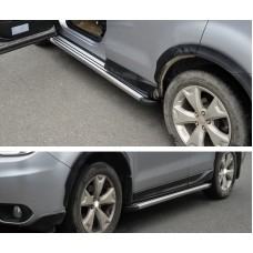 Боковые подножки Оригинал (2 шт, алюминий) для Subaru Forester 2013-2018 гг