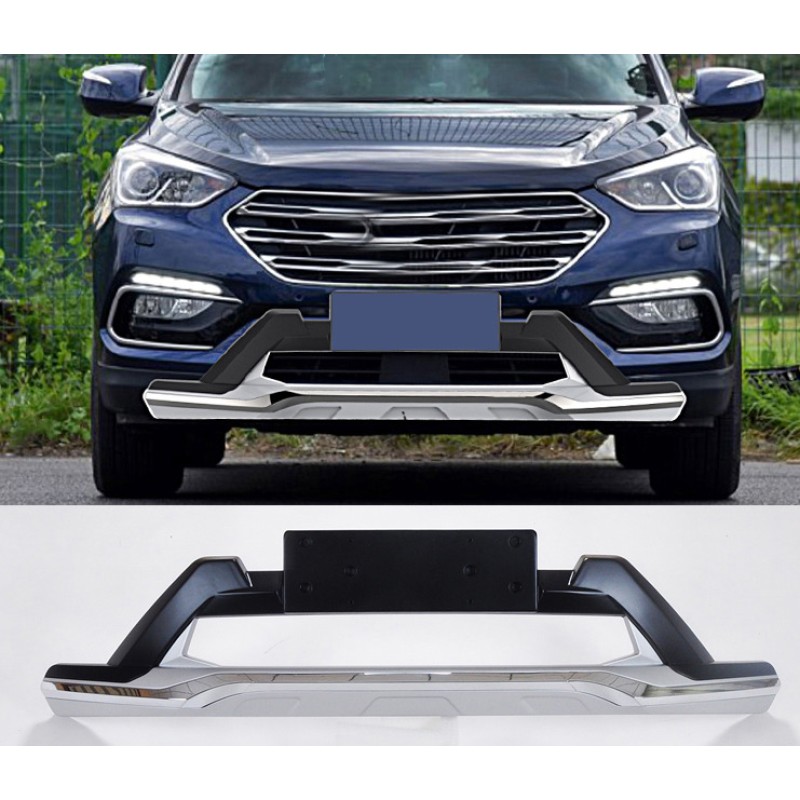 Передняя и задняя накладки (2016-2018) для Hyundai Santa Fe 3