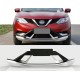 Передня і задня накладки V3 (пластик) для Nissan Qashqai 2014-2021 рр