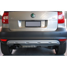 Передняя и задняя накладки (2 шт) для Skoda Yeti 2009-2017 гг