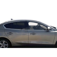 Верхня окантовка стекол OmsaLine HB, SD (4 шт, нерж.) для Ford Focus IV 2018- рр