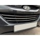 Смужки на решітку радіатора (3 шт, нерж) для Hyundai IX-35 2010-2015 рр
