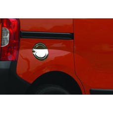 Накладка на лючок бензобака (нерж.) для Fiat Fiorino/Qubo