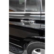 Накладки на ручки (4 шт) OmsaLine - Італійська нержавійка для SsangYong Rexton I 2001-2017 рр
