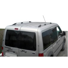 Рейлінги Хром (Пласт. ніжки) Коротка база, Металеві ніжки для Ford Connect 2006-2009 рр