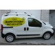 Рейлінги, колір Хром Пластикові ніжки для Fiat Fiorino/Qubo