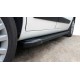 Бокові пороги Rainbow Black (2 шт, алюмін. профілю.) для Fiat Fiorino/Qubo