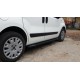 Бокові пороги Rainbow Black (2 шт, алюмін. профілю.) для Fiat Fiorino/Qubo