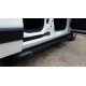 Бокові пороги Rainbow Black (2 шт, алюмін. профілю.) для Fiat Fiorino/Qubo