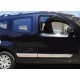 Молдинг дверний (4 шт, нерж.) OmsaLine - Італійська нержавійка для Fiat Fiorino/Qubo