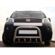 Кенгурятник QT006 (нерж.) для Fiat Fiorino/Qubo