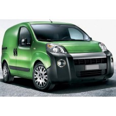 Накладки на противотуманки верхня модель (2 шт, нерж.) для Fiat Fiorino/Qubo