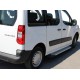 Боковые пороги Allmond Grey (2 шт, алюм.) для Peugeot Partner Tepee 2008-2018 гг