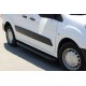 Боковые пороги Allmond Black (2 шт., алюминий) для Peugeot Partner Tepee 2008-2018 гг