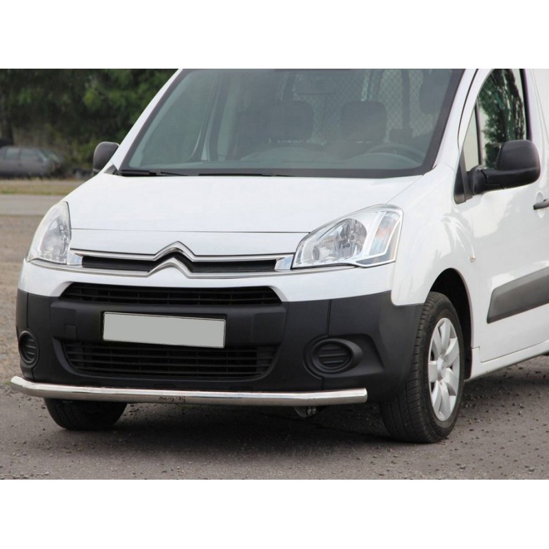 Передній захист ST008 (нерж.) 70 мм для Citroen Berlingo 2008-2018 рр