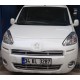 Решітка цільна 2008-2012 (нерж) 2008-2012 для Citroen Berlingo 2008-2018 рр