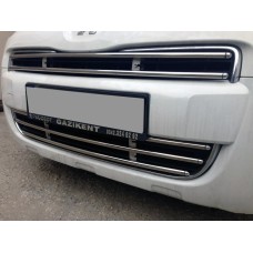 Решітка цільна 2008-2012 (нерж) 2008-2012 для Citroen Berlingo 2008-2018 рр