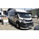 Козирьок на лобове скло (чорний глянець, 5мм) для Fiat Ducato 2006-2025 рр