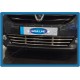 Решітка в бампер (нерж) для Dacia Lodgy 2012-2022 рр