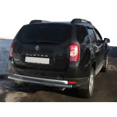 Задня дуга пряма (нерж.) для Dacia Duster 2008-2018 рр