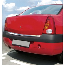Накладка нижньої кромки кришки багажника (нерж.) для Dacia Logan I 2005-2008 рр