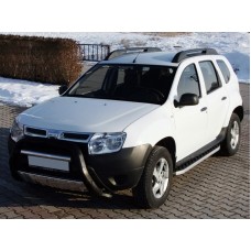 Бокові пороги BlackLine (2 шт, алюміній) для Renault Duster 2008-2017 рр
