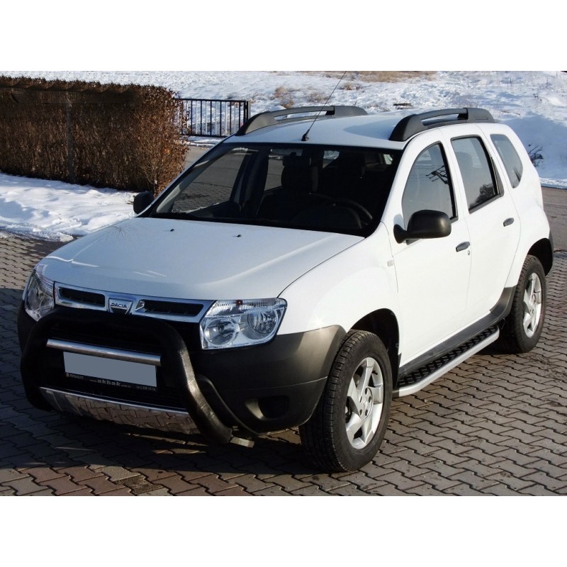 Бокові пороги BlackLine (2 шт, алюміній) для Dacia Duster 2008-2018 рр