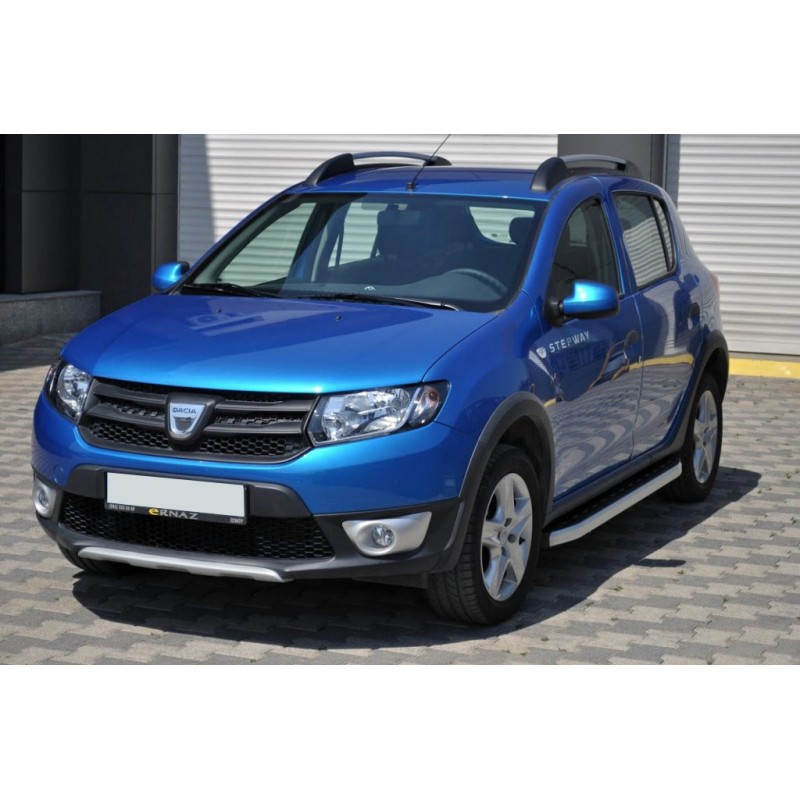 Бокові пороги Fullmond (2 шт., Алюміній) для Dacia Sandero 2013-2020 рр