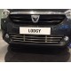 Решітка в бампер (нерж) для Dacia Lodgy 2012-2022 рр