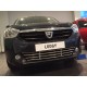 Решітка в бампер (нерж) для Dacia Lodgy 2012-2022 рр