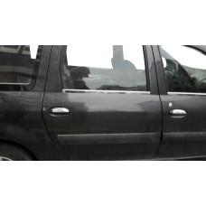 Накладки на ручки (4 шт., нерж.) Carmos - Турецька сталь для Lada Largus