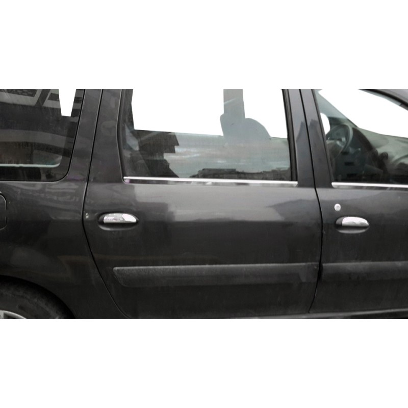 Накладки на ручки (4 шт., нерж.) Carmos - Турецька сталь для Renault Logan MCV 2005-2013 рр