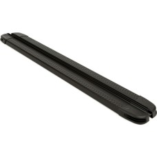 Боковые пороги Maya V2 Black (2 шт., алюминий) для Toyota Rav 4 2006-2013 гг
