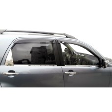 Зовнішня окантовка стекол (4 шт, нерж.) для Daihatsu Terios 2006- рр