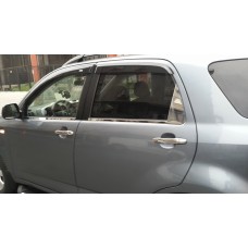 накладка на ветровічок (2 шт, нерж) для Daihatsu Terios 2006- рр
