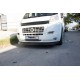 Передняя накладка 2006-2013 (LIP, черная) для Fiat Ducato