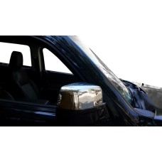 Накладки на дзеркала (2 шт., нерж.) для Dodge Nitro 2007- рр