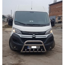 Передня дуга WT003 (нерж.) для Opel Movano 2021- рр