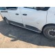Бокові пороги Premium (2 шт., нерж) 60 мм, довга база для Fiat Talento 2016- рр