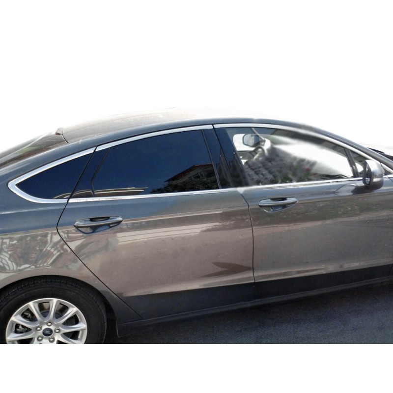 Повна окантовка вікон (12 шт, нерж) для Ford Mondeo 2014-2022 рр
