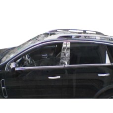 Комплект хрому навколо бокових вікон (нерж) для Opel Antara 2006-2017 рр
