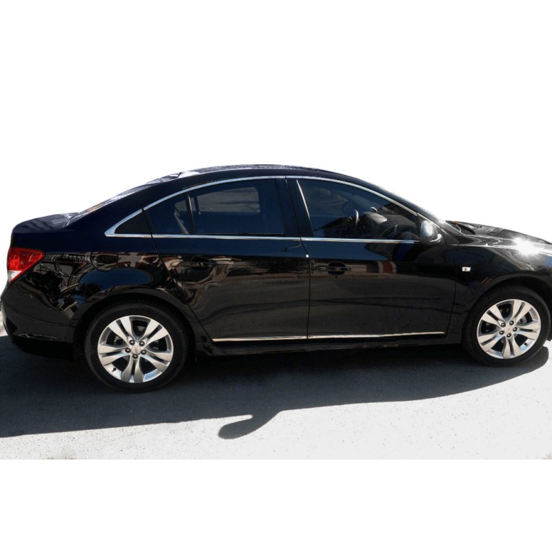 Накладки на дверные молдинги (нерж.) для Chevrolet Cruze 2009-2015 гг