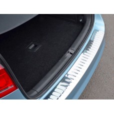 Накладка на задній бампер OmsaLine Глянець (SW, нерж) для Volkswagen Passat B7 2012-2015рр